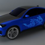 BMW X6 Custom Paint Job Preview